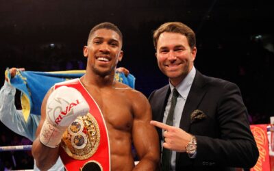 Anthony Joshua’s Promoter is in talks with a private equity firm to sell a minority stake of Matchroom at £600m-£700m value