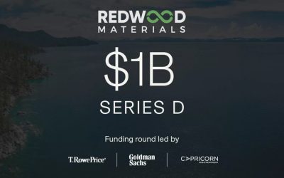 Battery Recycler, Redwood Redwood, Raises Over $1bn from Goldman Sachs AM, Capricorn